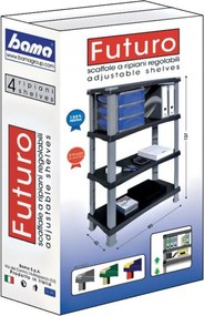 BAMA Regál FUTURO, čierny