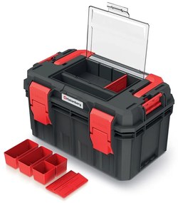 Kufr na nářadí XEBLOCCK SOLLID 45 x 28 x 26,4 cm černo-červený
