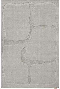 Sivý vlnený koberec 160x230 cm Morphic Organica – Agnella