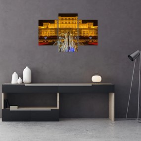 Obraz - Palác parlamentu, Bukurešť Rumunsko (90x60 cm)