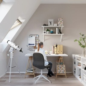 Stolná lampa Ring, 1x čierne kovové tienidlo