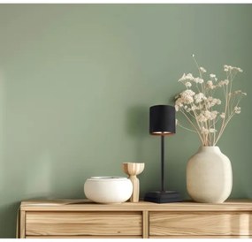 Globo 58487B - LED stmievateľná dotyková nabíjacia stolná lampa DIXON 1,5W/5V 2200 mAh čierna