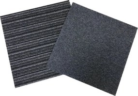 Vopi, Kobercový štvorec Vienna dark grey 7278 50 x 50 cm, chodba / predsieň