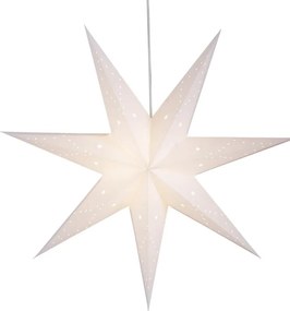 Biela závesná vianočná svetelná dekorácia Saturnus – Markslöjd