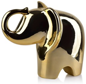 Mondex Keramický slon MIA GOLD IV zlatý