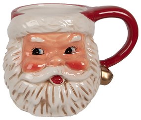 Keramický hrnček hlava Santa - 14 * 10 * 11 cm / 450 ml