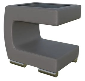 Nočný stolík Umaru, Strana: ľavá, Dostupné poťahy: ekokoža Soft 033