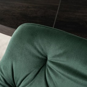 Stolička STAR zelená velúrová