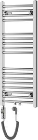 Mexen Ares, elektrické vykurovacie teleso 900 x 400 mm, 300 W, chrómová, W102-0900-400-2300-01