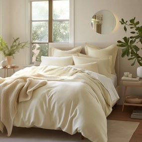 SATÉNOVÉ OBLIEČKY SATINLOVE CLASSIC 180X200 CM, 2KS 70X80 CM KRÉMOVÉ