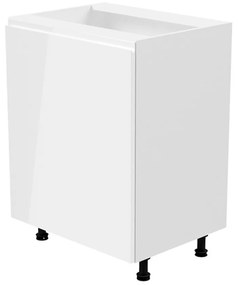 Dolná kuchynská skrinka D601F Aurellia (biela + biely lesk) (L). Vlastná spoľahlivá doprava až k Vám domov. 1015753