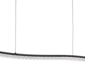 ONLI - LED Luster na lanku ONDA LED/30W/230V 4000K čierna