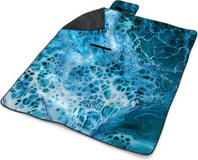 Sablio Plážová deka Magická modrá: 200x140 cm