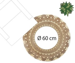 Koberec Isla, (fi) 115 cm, béžová