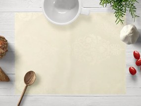 Biante Teflónové prestieranie na stôl TF-104 Svetlo vanilkový zámocký vzor 30x40 cm