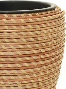 Interiérový kvetináč MASTELLO, ratan, 24x24 cm, natur