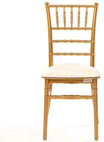 CHIAVARI PLASTIC GOLD PLASTOVÁ SVADOBNÁ STOLIČKA gold