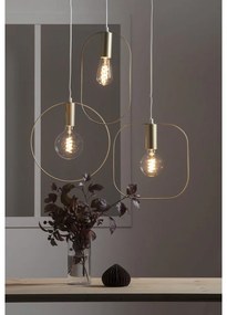 Závesné svietidlo v zlatej farbe Shape – Star Trading