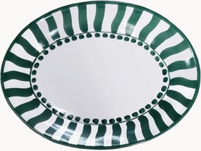 Ručne vyrobený servírovací tanier Rayure Sole