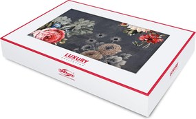 SATÉNOVÉ OBLIEČKY LUXURY MERISA 160X200 CM, 2KS 70X80 CM KVETY