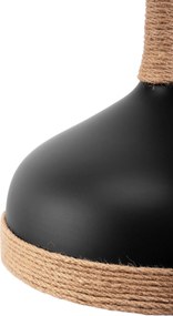 Toolight Toolight, stropné svietidlo 1xE27 APP1421-1CP, čierna-hnedá, OSW-04185