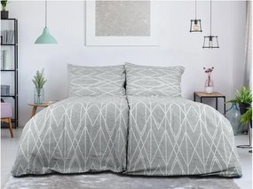 Krepové obliečky z Renforcé bavlny GRAY STRIPES sivé Rozmer obliečky: 70 x 90 cm | 140 x 200 cm