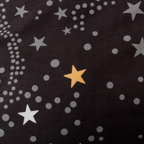 Flanelové obliečky z mikrovlákna STELLAR tmavo sivé Rozmer obliečky: 70 x 90 cm | 140 x 200 cm