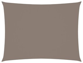 Tieniaca plachta oxfordská látka obdĺžniková 5x6 m sivohnedá 135439