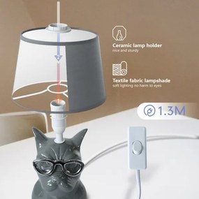 Aigostar - Stolná lampa 1xE14/40W/230V