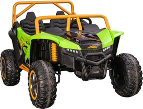 LEAN CARS Elektrická bugina na batérie Arctic Cat WILDCAT XX 24V14AH zelená