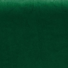 Zelený zamatový záves na riasiacu pásku 140 x 270 cm