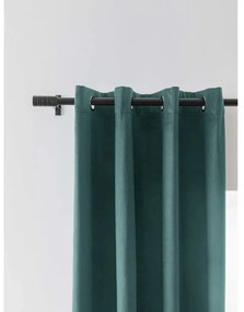 Zatemňovací záves VELVET 140x270 cm, tyrkysový Zavesenie: Riasiaca páska