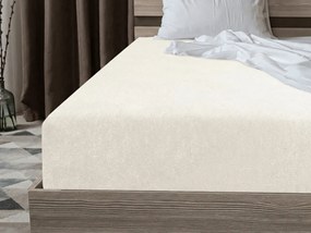 Froté plachta EXCLUSIVE svetlo krémová 90 x 200 cm