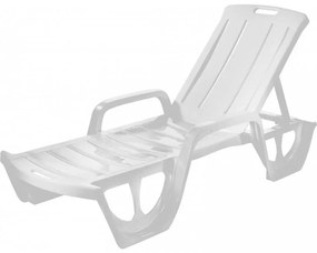FLORIDA ležadlo biele