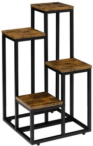 Stojan na kvety MOGREN RUSTIC čierny