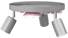 Bodové svietidlo FLOWER 3xGU10/8W/230V matný chróm