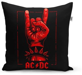 Sablio Vankúš ACDC Červená ruka - 50x50 cm