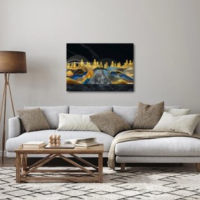 Obraz - Zlaté hory (70x50 cm)