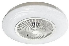 LED Stropné svietidlo s ventilátorom OPAL LED/72W/230V + diaľkové ovládanie