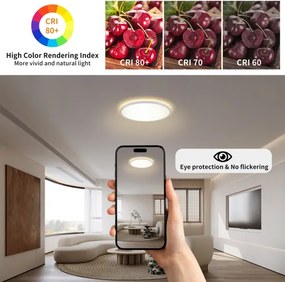 Brilagi-LED stmievateľné svietidlo so senzorom ULTRA SLIM LED/18W/230V pr.30 cm+