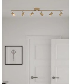 ByRydens 4202100-6501 - Bodové svietidlo CORRECT 6xGU10/7W/230V zlatá