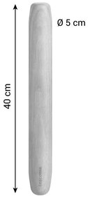 Tescoma Delícia 630162.00 - Valček na pizzu drevený DELÍCIA 40 cm, o 5 cm