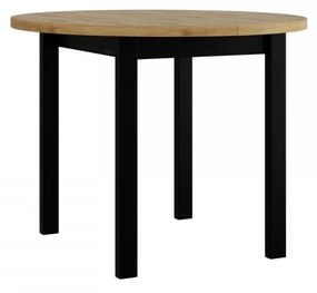 Rozkladací jedálenský stôl Mosso 100/130 II L, Morenie: dub artisan L / biela