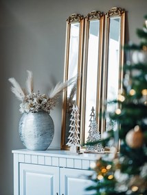 Váza Modern 36 cm, strieborná