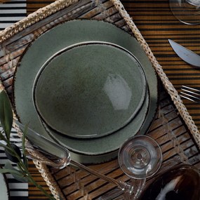 Porcelánová sada 24 ks talířů GreenGreen zelená