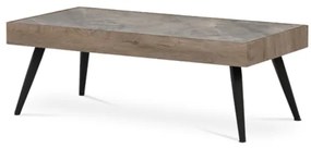 Konferenčný stolík Autronic 120x42 cm sivý keramika lesk AHG-281 GREY