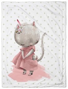 Detská prikrývka Butter Kings Mouse, 100 x 70 cm