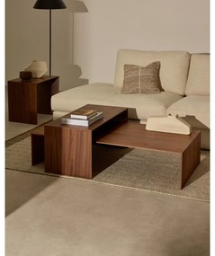 Odkladací stolík v dekore orecha 40x55 cm Litto – Kave Home