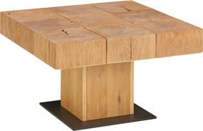 XXXLutz KONFERENČNÝ STOLÍK, farba duba, drevo, 75/75/43 cm Linea Natura - Stolíky do obývačky - 002748011102