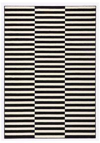 Čierno-biely koberec Hanse Home Gloria Panel, 80 x 150 cm